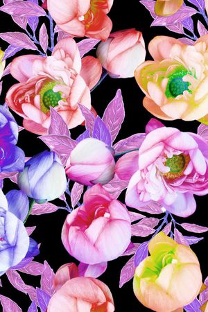 流行时尚印花华亿平台图片