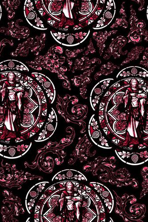 民族风印花华亿平台图片