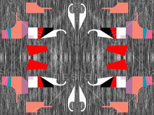 色块印花华亿平台图片