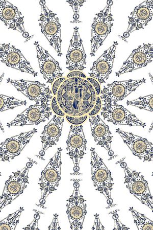 民族风印花华亿平台图片