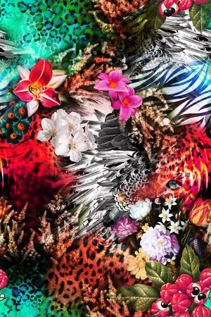 时尚数码印花华亿平台图片