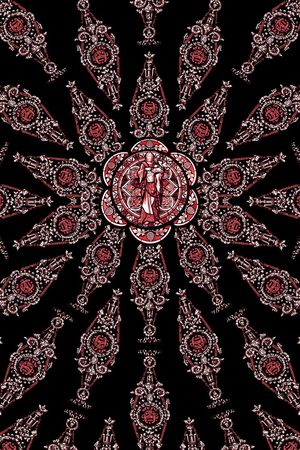 民族风印花华亿平台图片