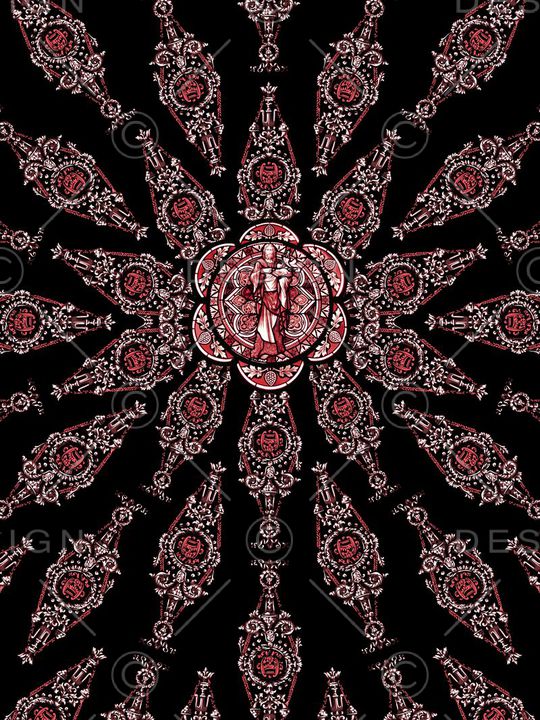 民族风印花华亿平台图片