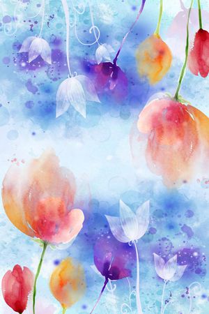 手绘印花华亿平台图片