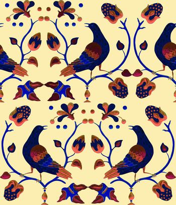 484403-时尚潮流绘画花鸟