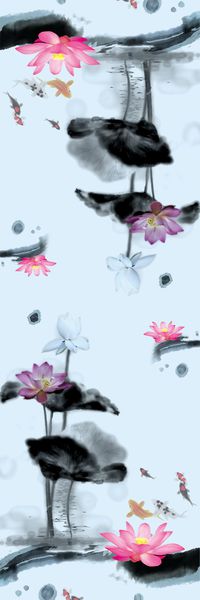 简单大方长丝巾印花华亿平台图片