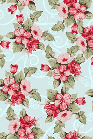 创意服装面料印花华亿平台图片