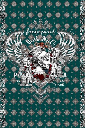 复古印花华亿平台图片