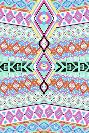 阿茲特克民族定位印花印花华亿平台图片