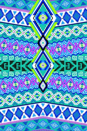 阿茲特克民族定位印花印花华亿平台图片