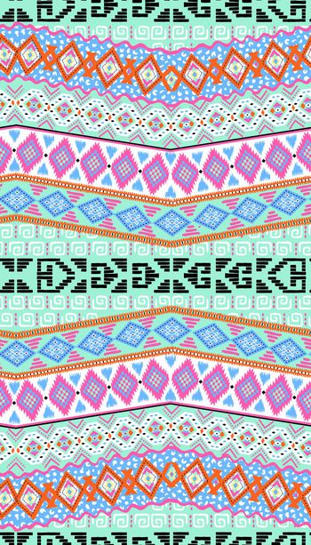 484584-阿茲特克民族印花