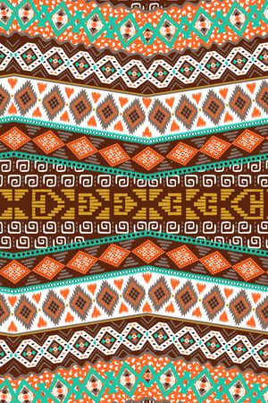 阿茲特克民族印花印花华亿平台图片