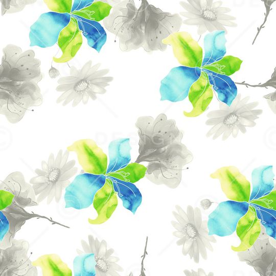 创意服装面料印花华亿平台图片