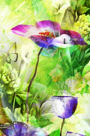 荷花印花华亿平台图片