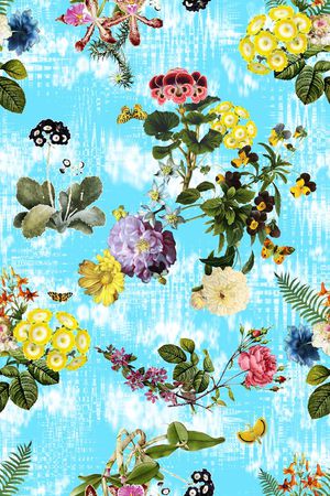 甜美 清新印花华亿平台图片