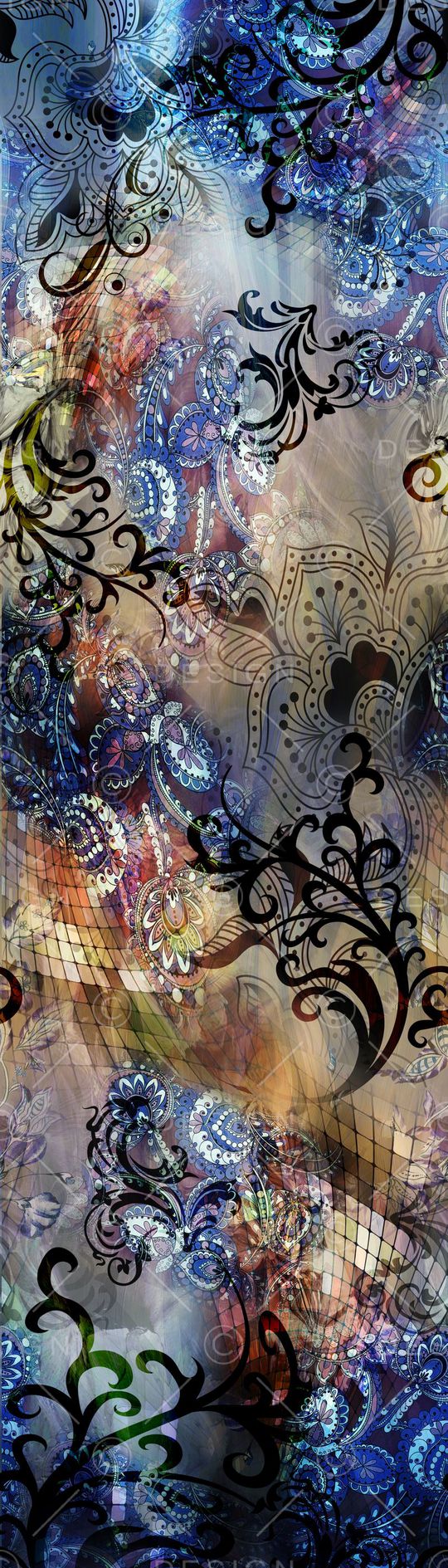 抽象印花华亿平台图片