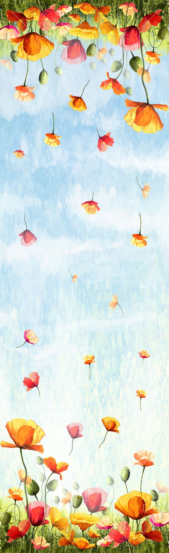 清新印花华亿平台图片