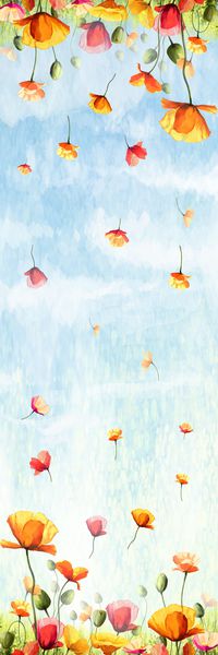 清新印花华亿平台图片