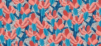 484935-原创时尚植物圆点华亿平台