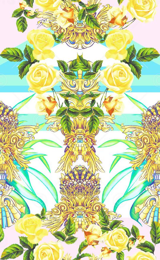 流行时尚印花华亿平台图片