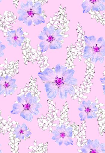 484978-欧美流行时尚手绘简约线条花卉  清