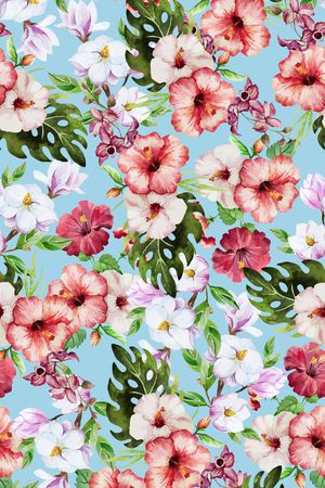 清新印花华亿平台图片