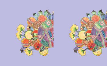 485023-原创时尚童趣绘画植物华亿平台