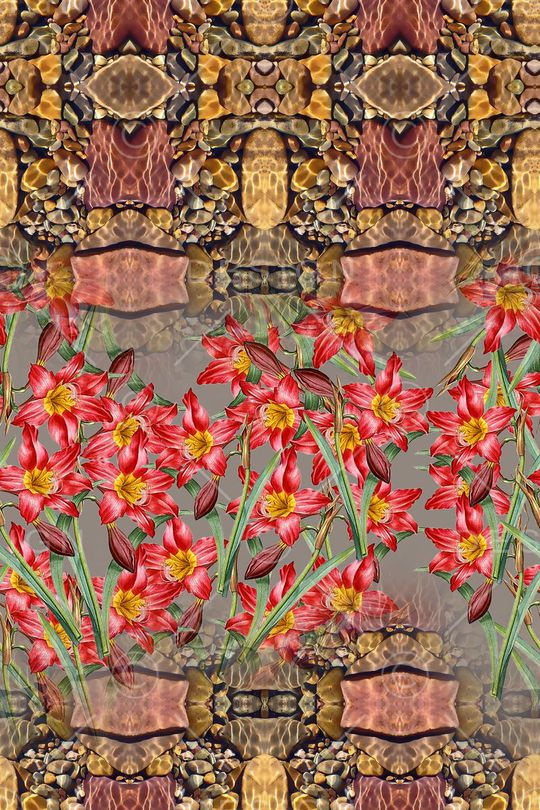 抽象印花华亿平台图片