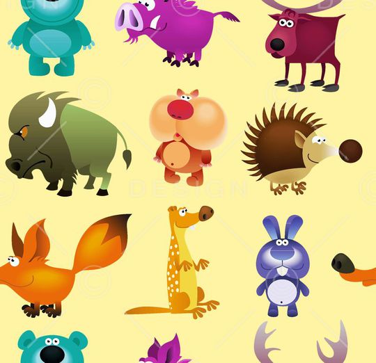 卡通印花华亿平台图片