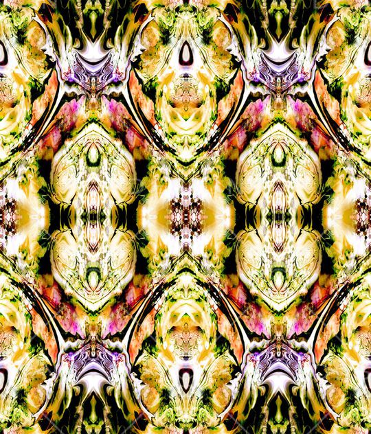 绚丽 时尚印花华亿平台图片