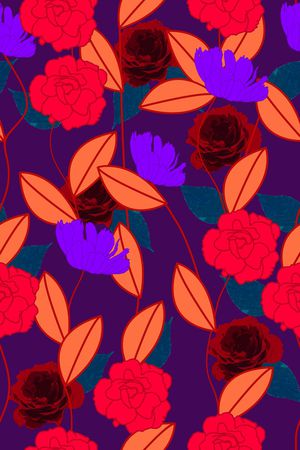 流行配色印花华亿平台图片