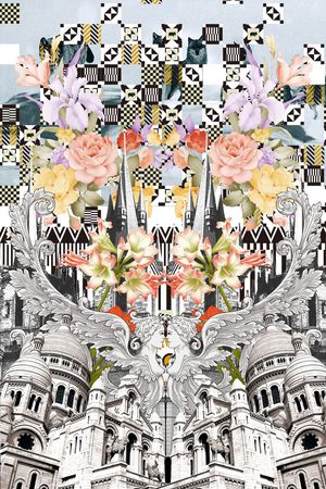 潮流时尚印花华亿平台图片