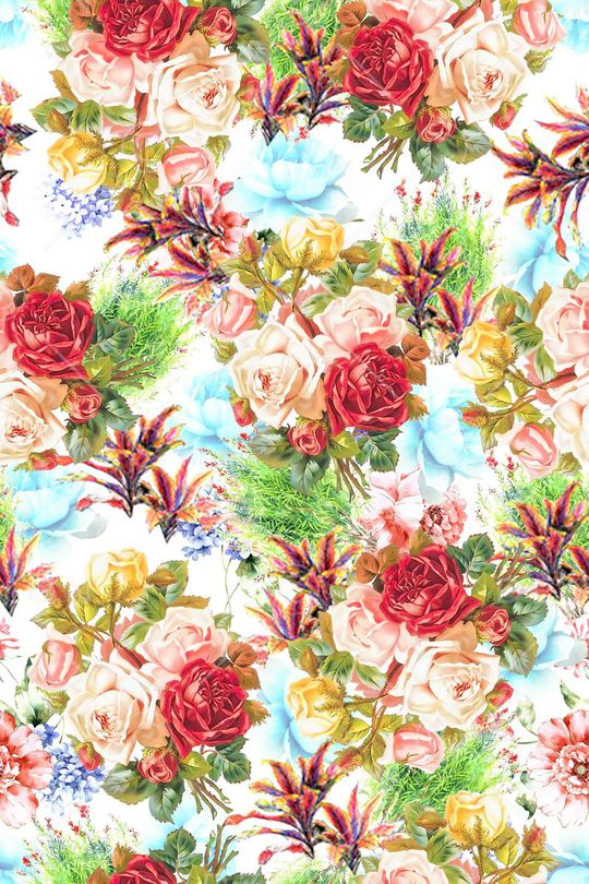 创意服装面料印花华亿平台图片