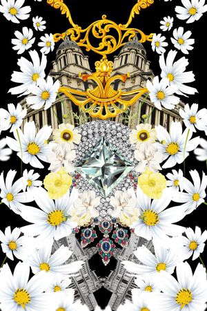 潮流时尚印花华亿平台图片