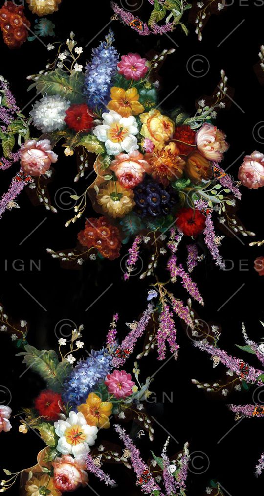 黑色印花华亿平台图片