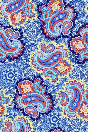 佩斯利印花华亿平台图片