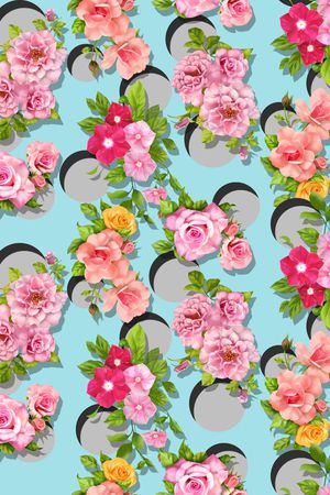 波点印花华亿平台图片