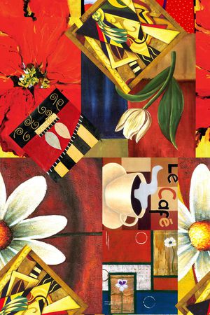 抽象印花华亿平台图片