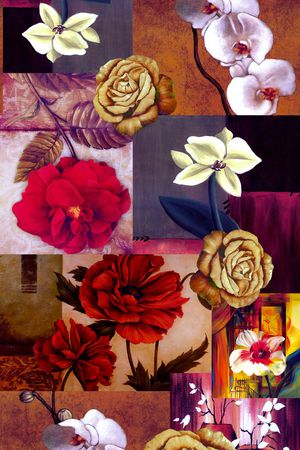 抽象印花华亿平台图片