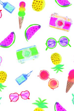 手绘印花华亿平台图片