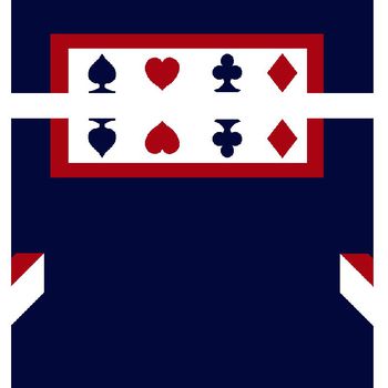 485431-男装外套棉衣时尚大牌几何时尚扑克符