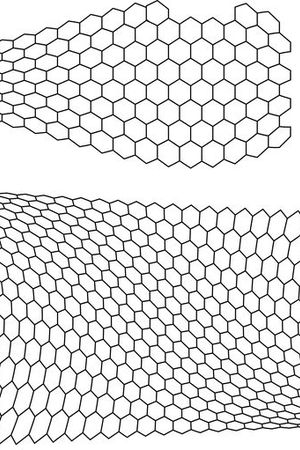 六边形印花华亿平台图片