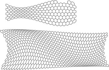六边形印花华亿平台图片