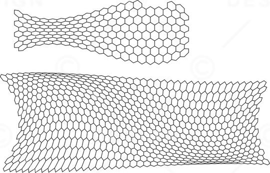 六边形印花华亿平台图片