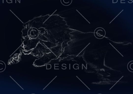 狮子印花华亿平台图片