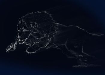 狮子印花华亿平台图片