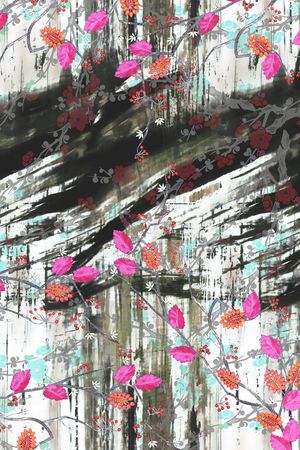 朦胧印花华亿平台图片