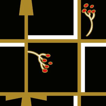 485483-男装外套棉衣时尚大牌几何错位格子小