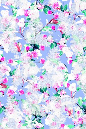 蕾丝印花华亿平台图片