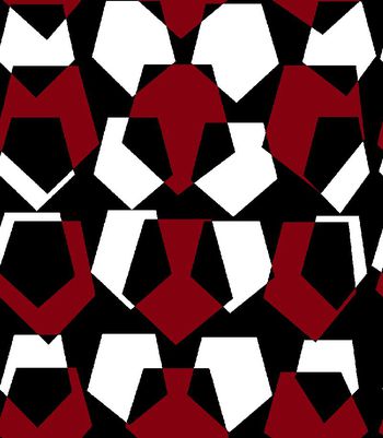 485504-男装外套棉衣时尚几何套位五边形色块